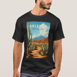 アリゾナトラベルアートヴィンテージ Tシャツ