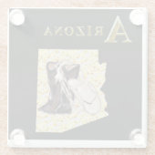 アリゾナドリーム ガラスコースター (裏面)