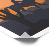 アリゾナナナショナルパークヴィンテージトラベルイラストレーション ポスター (角)