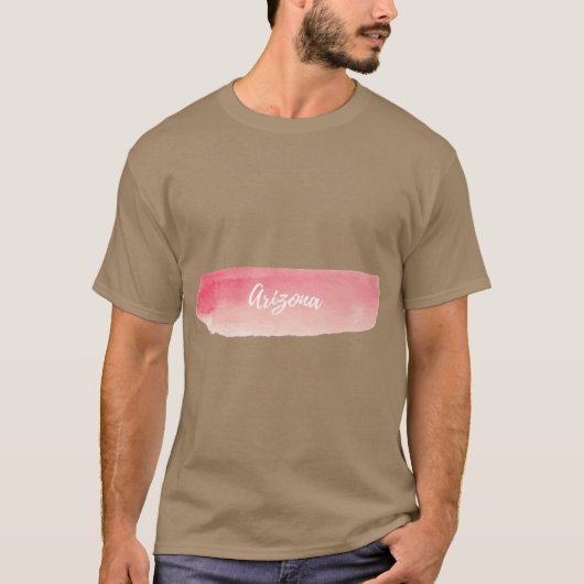 アリゾナパステルバラピンク Tシャツ (正面)