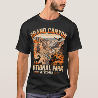 アリゾナビッグホーンシープの野生動物 グランドキャニオン Tシャツ