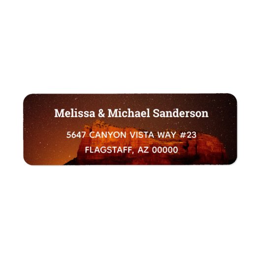 アリゾナビュッテセドナアットサンセット ラベル (正面)