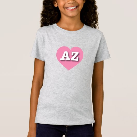 アリゾナピンクハート- I love AZ Tシャツ (正面)