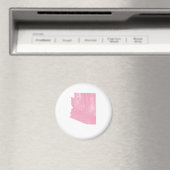 アリゾナピンクヴィンテージ グランジ マグネット (インサイチュ (食洗機))
