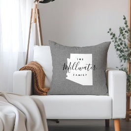 アリゾナファミリーモノグラム州装飾用クッション クッション