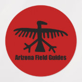 アリゾナフィールドガイド防水ステッカー ラベル (デザイン2)