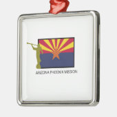 アリゾナフェニックスの代表団LDS CTR メタルオーナメント (左)