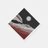 アリゾナフォークアートデザート スタンダードカクテルナプキン (角)