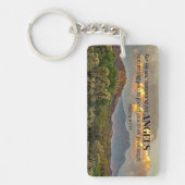 アリゾナフォーピークスマウンテンカラフルクラウドサンセット キーホルダー (正面)