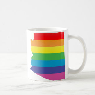 アリゾナプライドストライプの.. コーヒーマグカップ