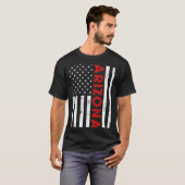 アリゾナプライドレトロヴィンテージ旧米国国旗 Tシャツ (正面フル)