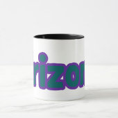 アリゾナプライド2トーンカスタムコーヒーの州 マグカップ (中央)