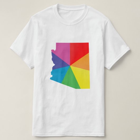 アリゾナプライド。斜め。 Tシャツ (デザイン正面)