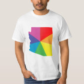 アリゾナプライド。斜め。 Tシャツ (正面)