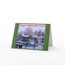 アリゾナホワイトクリスマスカード