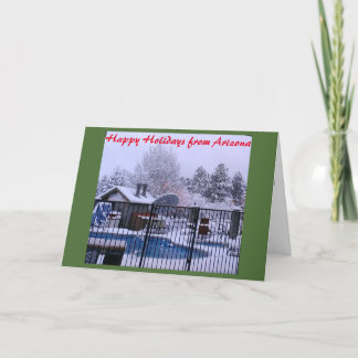 アリゾナホワイトクリスマスカード シーズンカード
