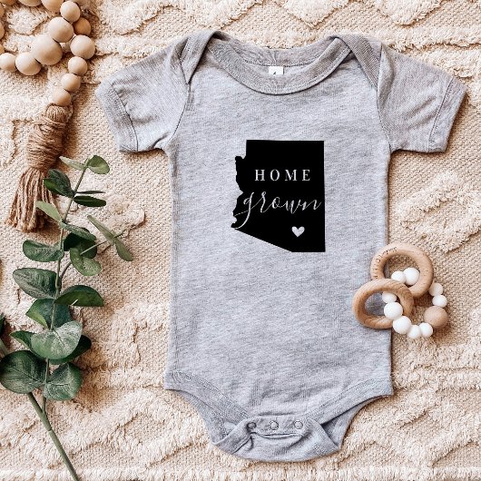 アリゾナホームグロウン州ティー ベビーボディスーツ