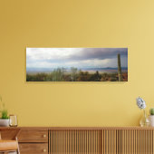 アリゾナモンスーンのパノラマ キャンバスプリント (インサイチュ (リビング))