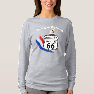 アリゾナルート66アメリカン・ハイウェイ Tシャツ