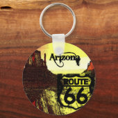 アリゾナルート66西部 キーホルダー (正面)