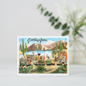 アリゾナヴィンテージ大文字葉書 ポストカード (スタンド正面)