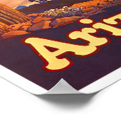 アリゾナヴィンテージ旅行ポスター ポスター (角)