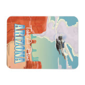 アリゾナヴィンテージ旅行ポスター マグネット (横)