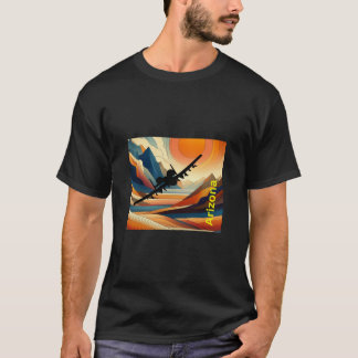 アリゾナ上空のA-10 ウォーサグ Tシャツ