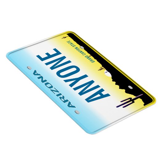 アリゾナ免許プレート(パーソナライズされた) マグネット (右側)