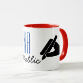 アリゾナ公証人公共ペン マグカップ (正面右)