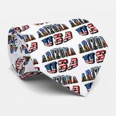 アリゾナ写真&アメリカ国旗文字 ネクタイ (ロール)