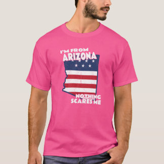 アリゾナ出身です アリゾナ ホーム州 AZ 何も怖くないよ Tシャツ