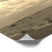 アリゾナ北東部（セピアフィルター） ポスター (角)