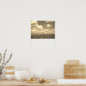 アリゾナ北東部（セピアフィルター） ポスター (キッチン)