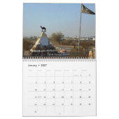 アリゾナ南西部の砂漠カレンダー カレンダー (1月 2027)