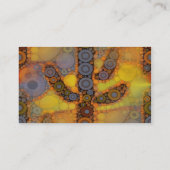 アリゾナ南西部サグアロカクタスモザイクデザイン 名刺 (裏面)