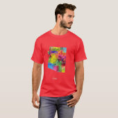 アリゾナ地図オーバーサイズ 1 Tシャツ (正面フル)