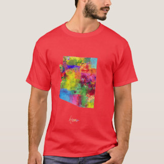 アリゾナ地図オーバーサイズ 1 Tシャツ