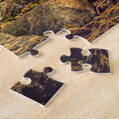 アリゾナ川ソノラン砂漠の山々デジタルアート ジグソーパズル (側面)