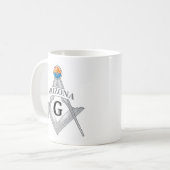 アリゾナ州のフリーメイソン・ロッジ コーヒーマグカップ (正面左)