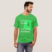 アリゾナ州のライム病啓発Tシャツ Tシャツ (正面フル)