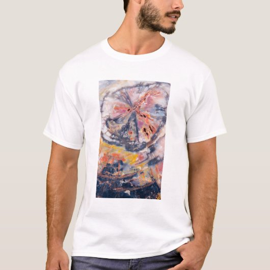 アリゾナ州の化石化した木の詳細 Tシャツ (正面)