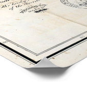 アリゾナ州の地図1865 ポスター (角)