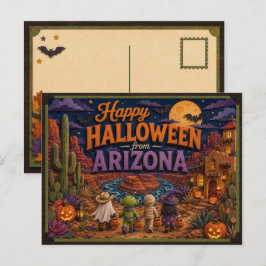 アリゾナ州の子どもたちからハッピーハロウィン ポストカード