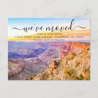 アリゾナ州の引越し案内はがき 案内ポストカード