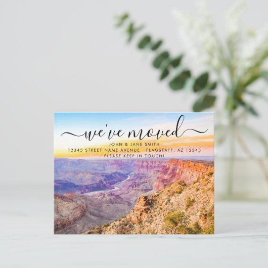 アリゾナ州の引越し案内はがき 案内ポストカード (スタンド正面)