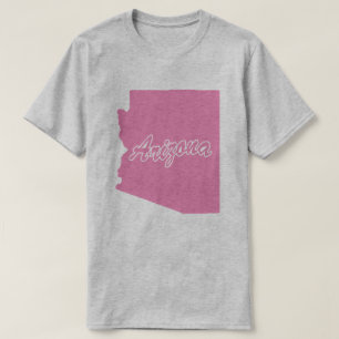 アリゾナ州の形のTシャツ Tシャツ