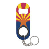 アリゾナ州の旗 キーホルダー栓抜き (裏面)