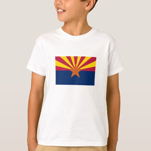 アリゾナ州の旗 Tシャツ (正面)