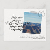 アリゾナ州の目的地の移動案内 インビテーションポストカード (正面)